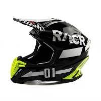 Airoh Twist Racr Black White Motocross Helmet