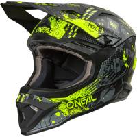O'Neal 1SRS Vibrant Youth MX Helmet - Black/Neon Yellow