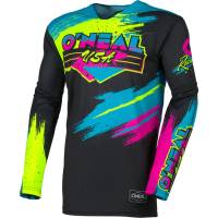 O'Neal Mayhem Reseda Black Neon Yellow MX Jersey