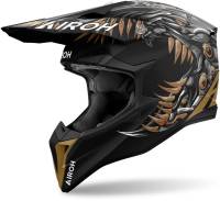 Wraap Cyborg Matt - Airoh MX Helmet