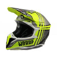 Airoh Wraap Broken Yellow Motocross Helmet