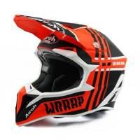 Airoh Wraap Broken Orange Motocross Helmet