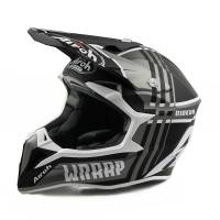 Airoh Wraap Broken Anthracite Motocross Helmet