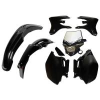 UFO Plastic Kit Yamaha WRF 250 450 Black