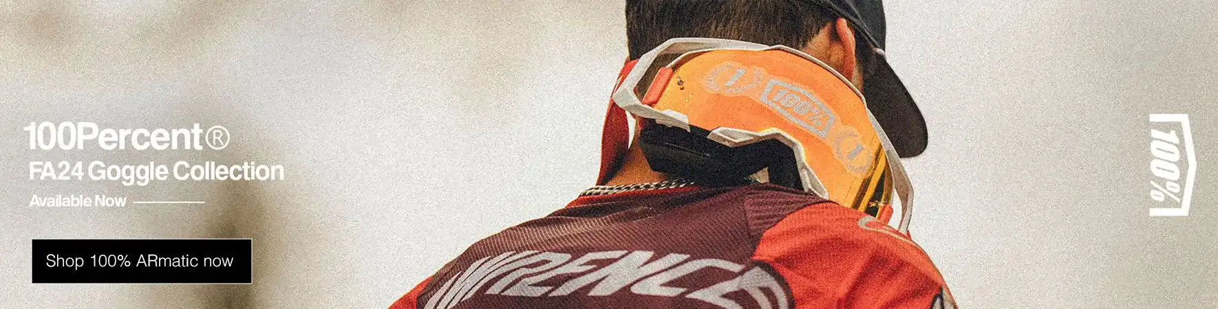 100 percent armatic motocross goggles